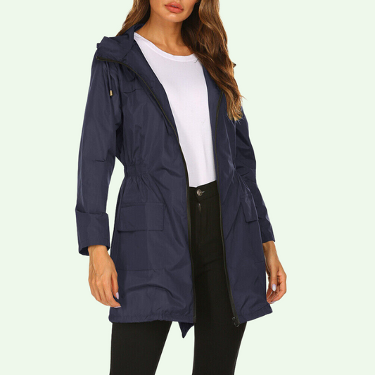 Cora Windbreaker Jacke | Damen Outdoorjacke mit Kapuze für den Herbst