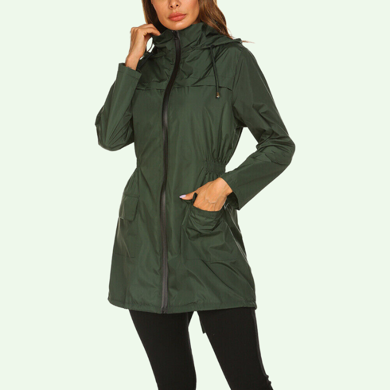 Cora Windbreaker Jacke | Damen Outdoorjacke mit Kapuze für den Herbst