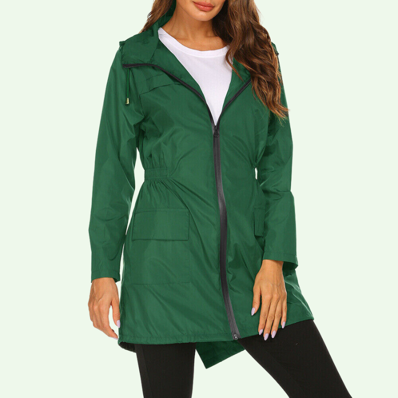 Cora Windbreaker Jacke | Damen Outdoorjacke mit Kapuze für den Herbst