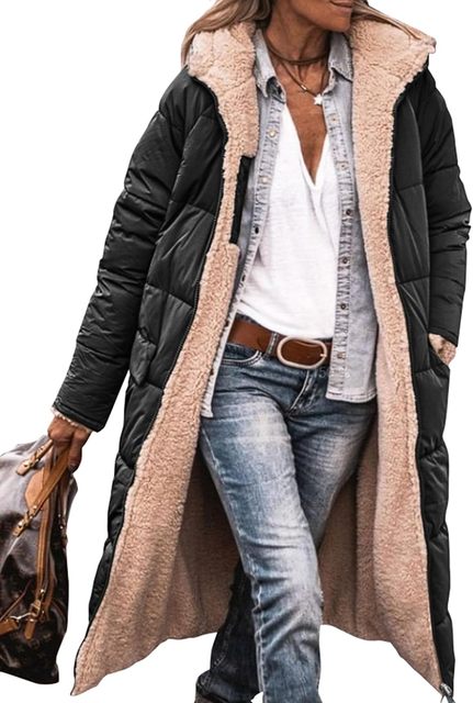 Hazel™ Lange Umkehrbar Jacke