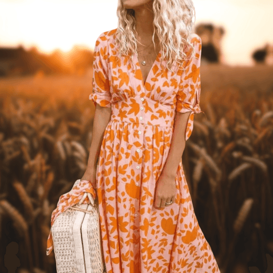 LISE - Stylisches und einzigartiges Kleid für den Sommer/Frühling - LOVEZOE