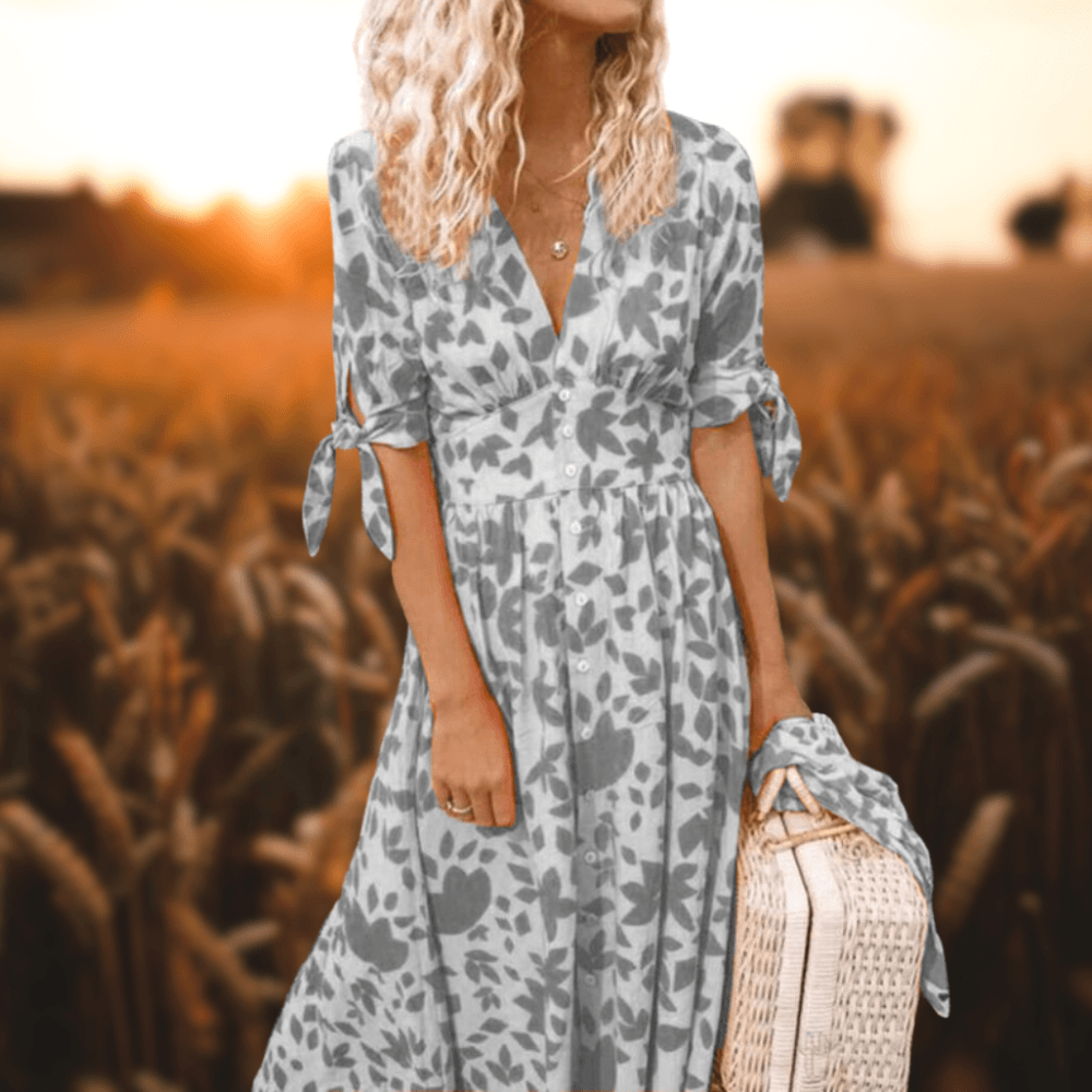 LISE - Stylisches und einzigartiges Kleid für den Sommer/Frühling - LOVEZOE