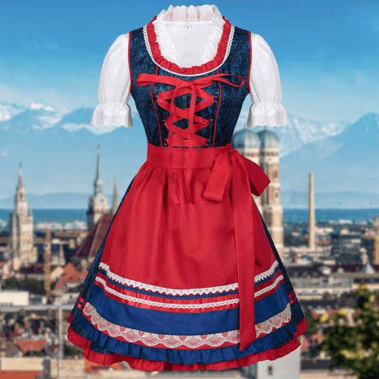 Amelie - Einzigartige Tracht für Damen mit Schürze und Bluse - LOVEZOE