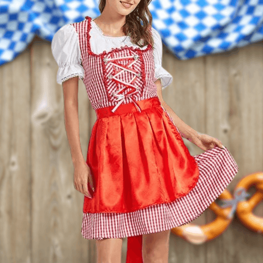 DELUXE - Einzigartige Tracht für Damen mit Schürze und Bluse - LOVEZOE