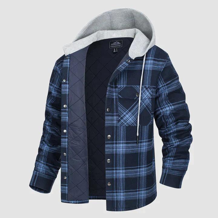 Harrison – flanell-winterjacke für herren - LOVEZOE