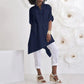 Irena - Asymmetrische Bluse aus Baumwollmix - LOVEZOE