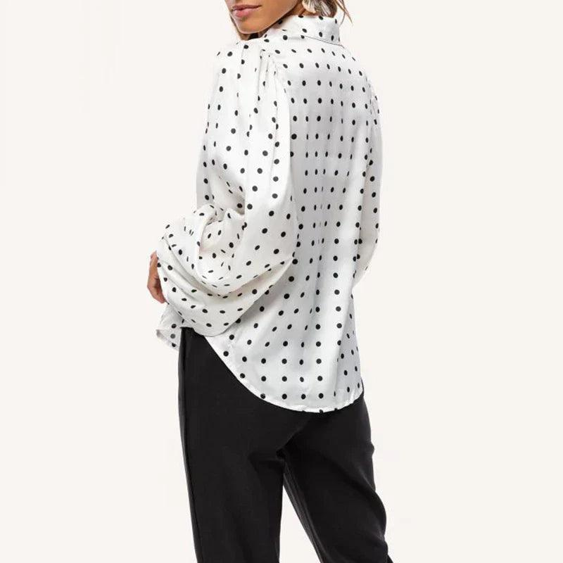 Mavis - Bluse mit Polkadot - LOVEZOE