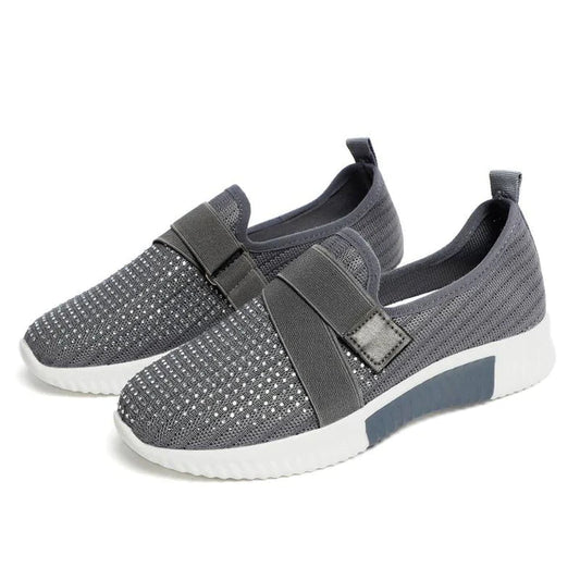 Lea - Slip-On Damen Turnschuhe mit Klettverschluss