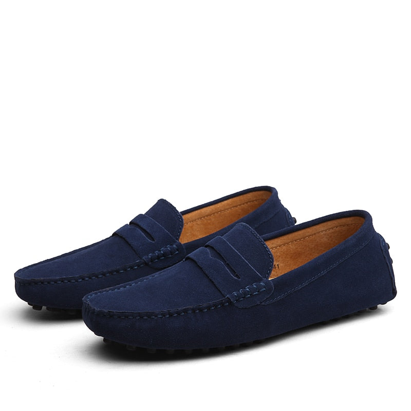 Malcolm - Herren Wildleder Slipper im Stil Italiens