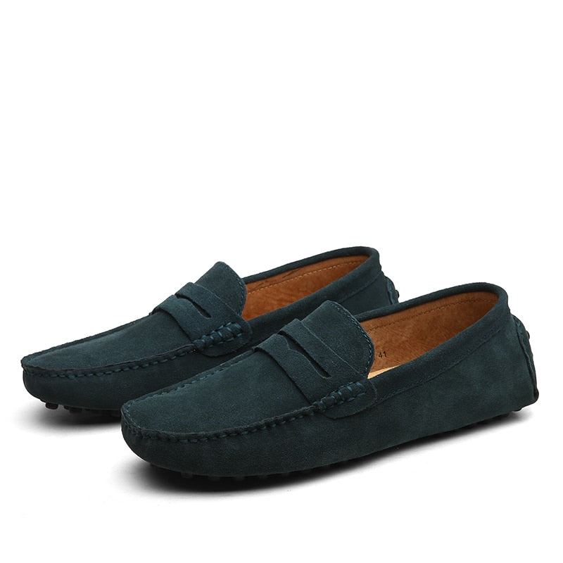 Malcolm - Herren Wildleder Slipper im Stil Italiens