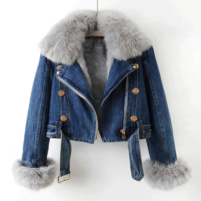 Hilde™ - Ausgefallene Denim-Jacke