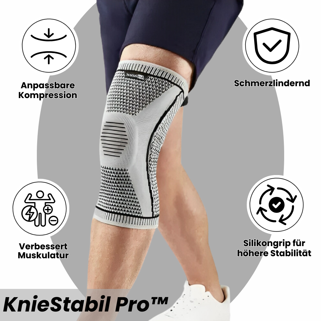 KnieStabil™ - orthopädische Kompressionsstütze zur Linderung von Knieschmerzen