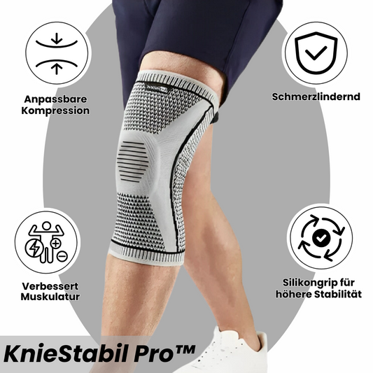 KnieStabil™ - orthopädische Kompressionsstütze zur Linderung von Knieschmerzen