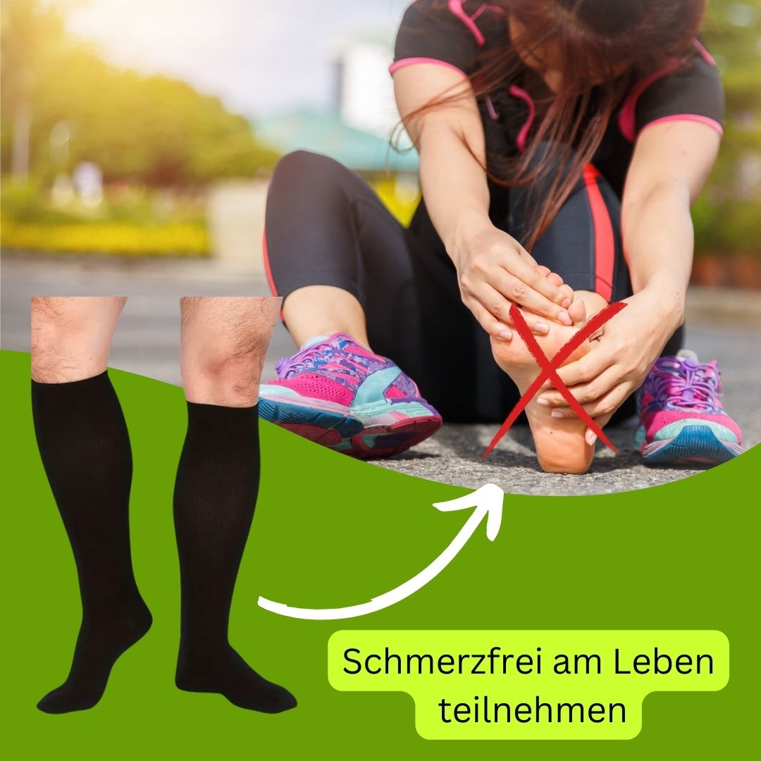 Caresocks™ orthopädische Kompressionsstrümpfe - verhindert Krampfadern & entlastet müde Füße