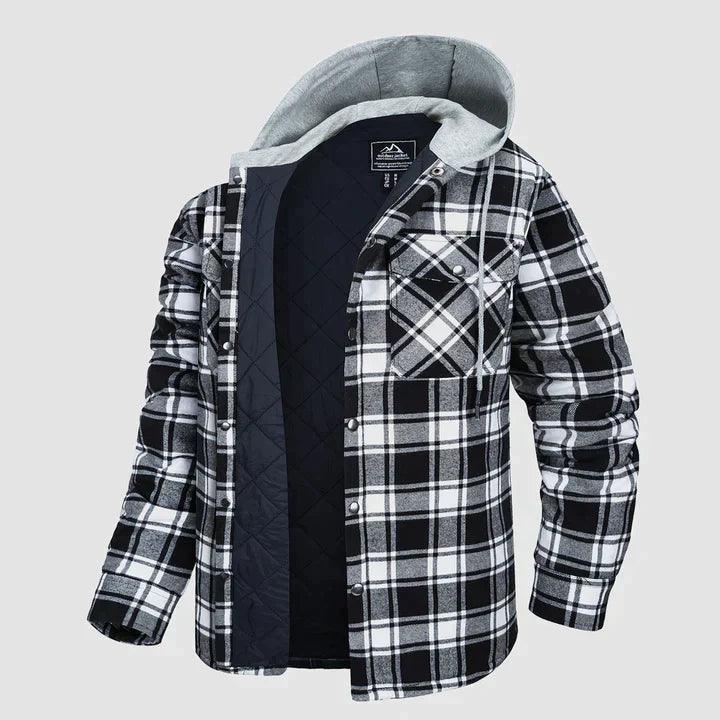 Harrison – flanell-winterjacke für herren - LOVEZOE