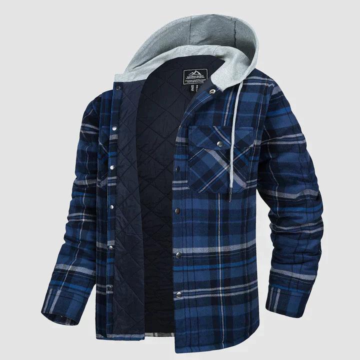 Harrison – flanell-winterjacke für herren - LOVEZOE