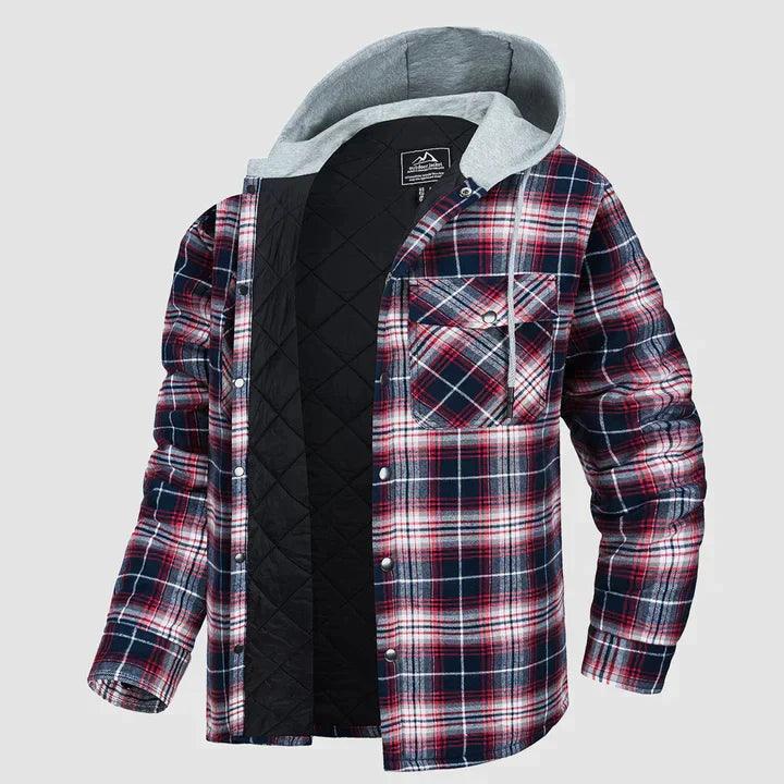 Harrison – flanell-winterjacke für herren - LOVEZOE