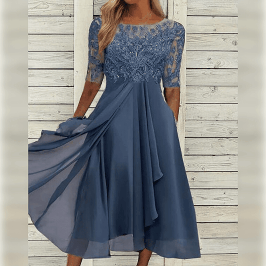 Liv - Midi kleid für damen - LOVEZOE