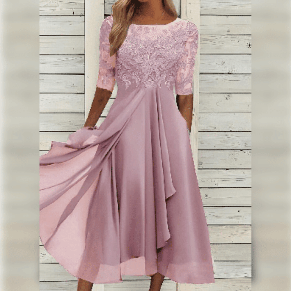 Liv - Midi kleid für damen - LOVEZOE