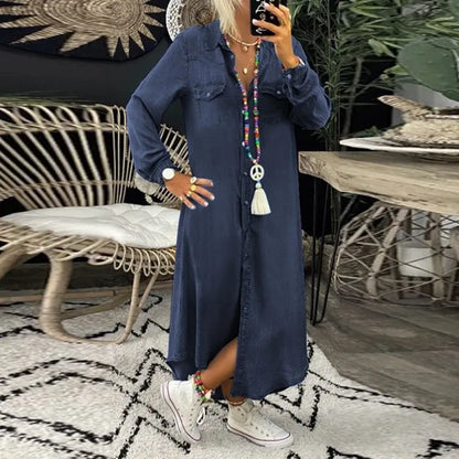 Vena™ Oversized Boho-Kleid