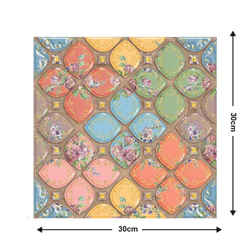 3D-Wandfliesen zum Abziehen und Aufkleben