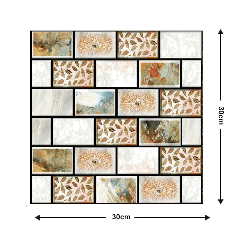 3D-Wandfliesen zum Abziehen und Aufkleben