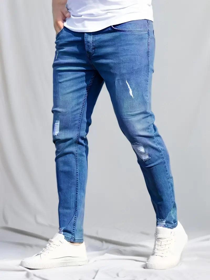 Ethan – röhrenjeans mit rissen für den frühling - LOVEZOE