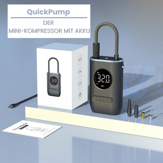 QuickPump: Die vielseitige Akku-Luftpumpe