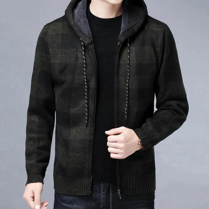 Christopher - karierte jacke mit kapuze - LOVEZOE