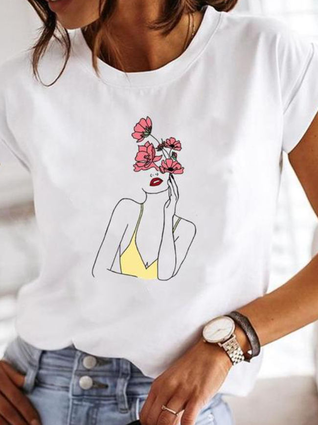 ROSALINDA - Bedrucktes T-Shirt für Damen