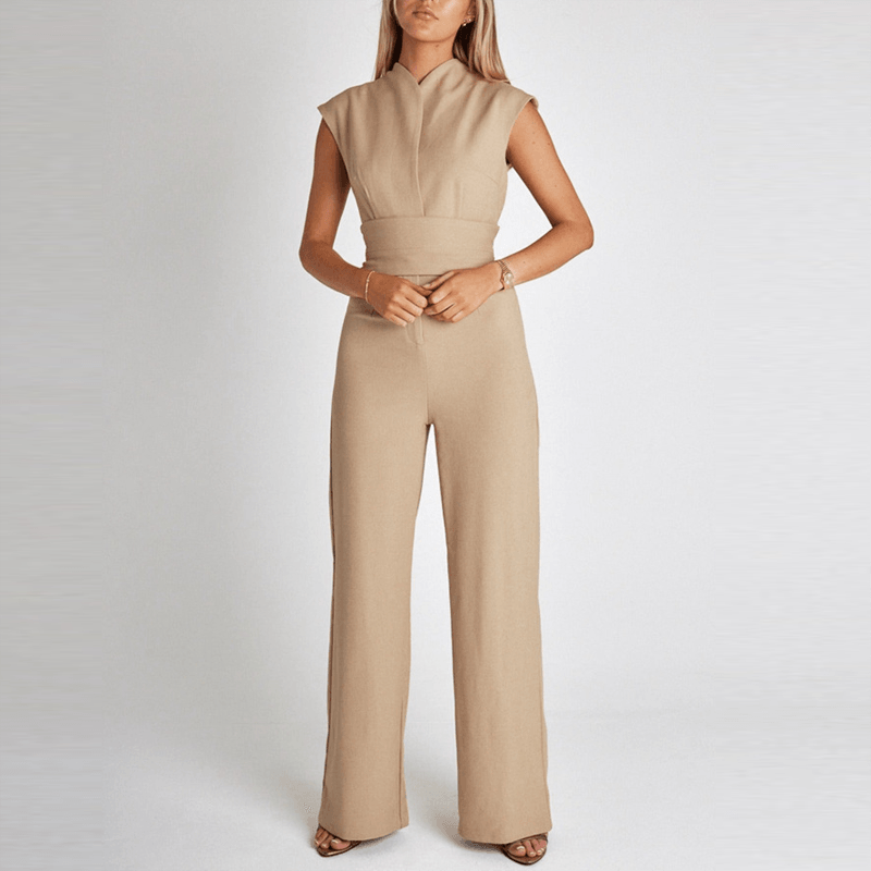 Shania - Eleganter ärmelloser Jumpsuit - LOVEZOE