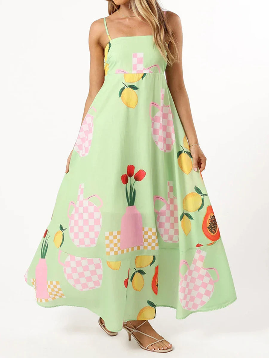 GEM™ | BLUMEN-MAXIKLEID