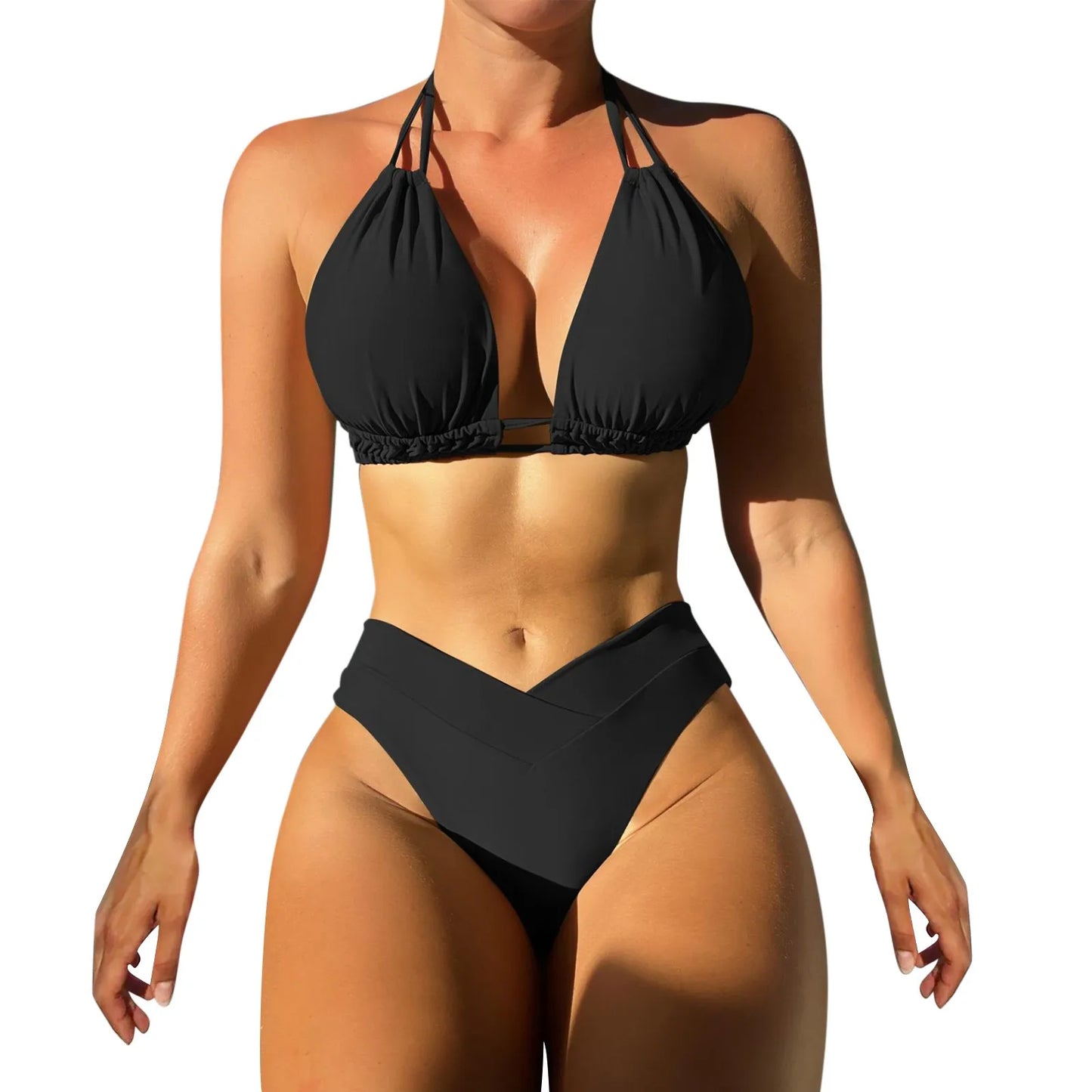 High Waist Bikini Set - Lunowi