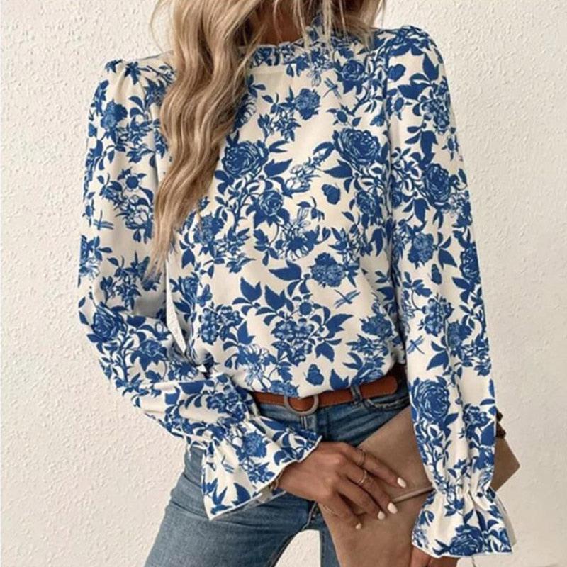 Marnie - Elegante Print-Bluse - LOVEZOE