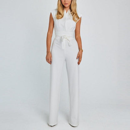 Shania - Eleganter ärmelloser Jumpsuit - LOVEZOE