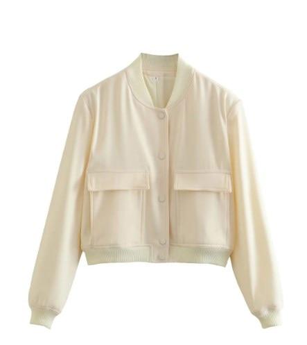 Beige Bomberjacke - LOVEZOE