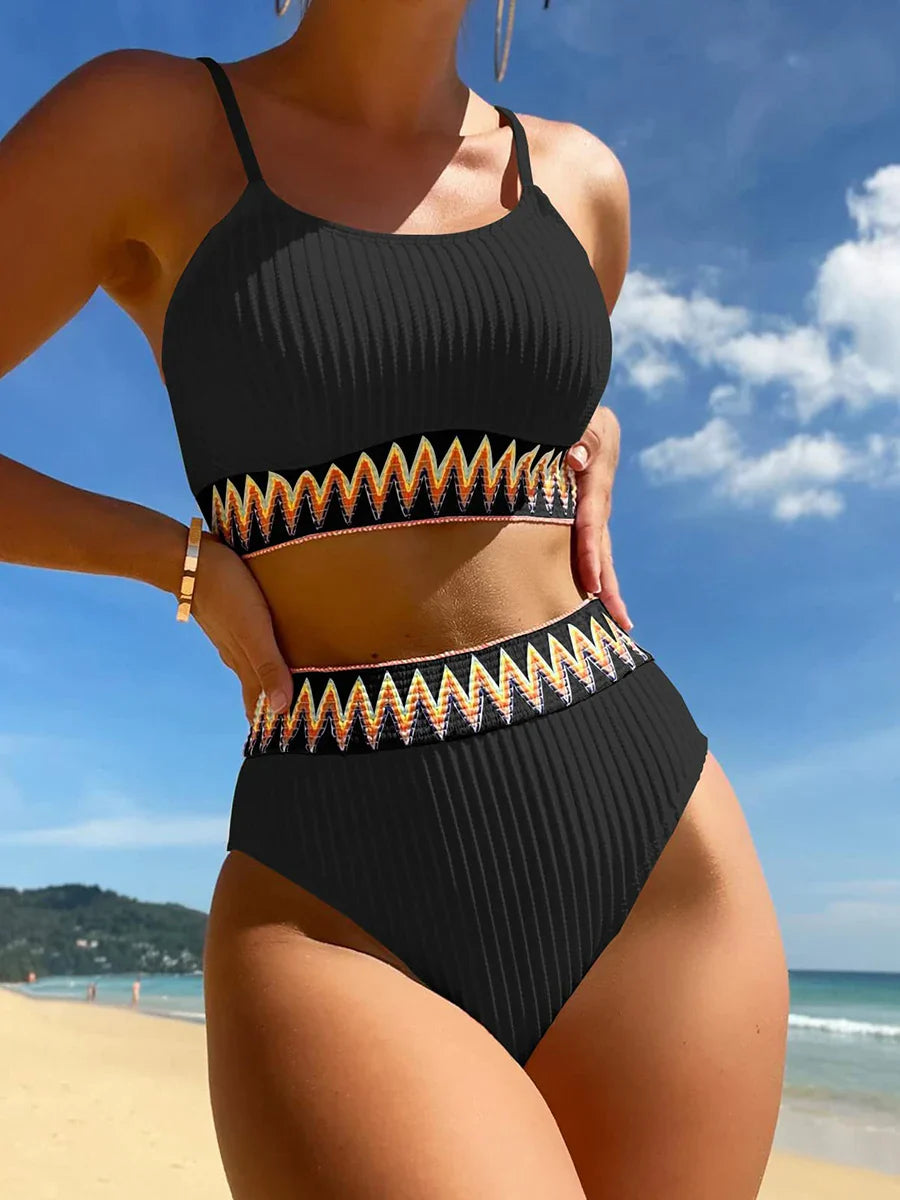 High Waist Sport Bikini  - Lunowi