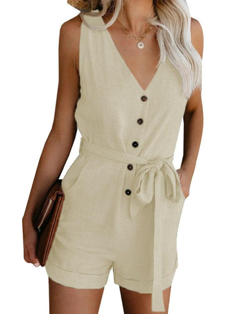 Laurel - Jumpsuit aus Baumwollmischung - LOVEZOE