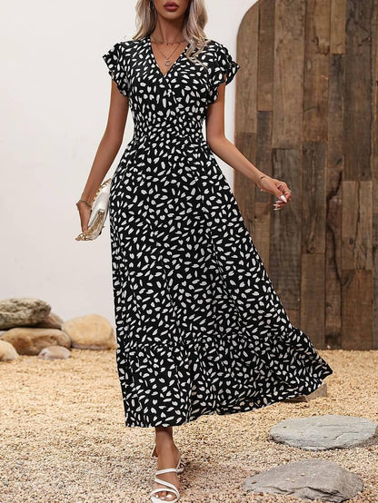 Samantha – a-linien-kleid mit allover-print - LOVEZOE