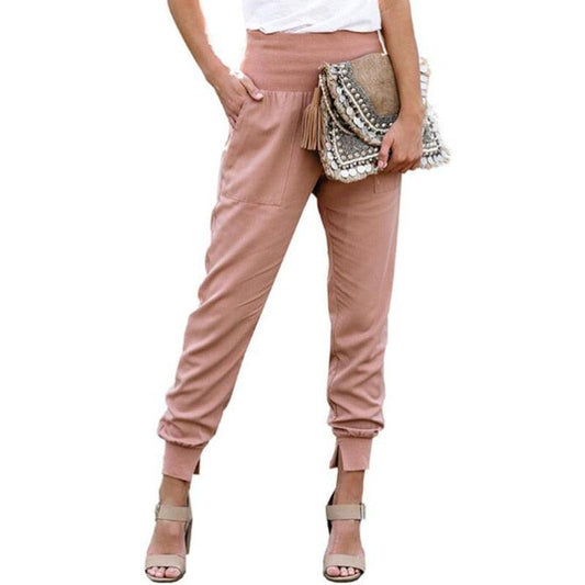 Moss - Elegante Cargohose mit bequemem Gummizug am Bund - LOVEZOE