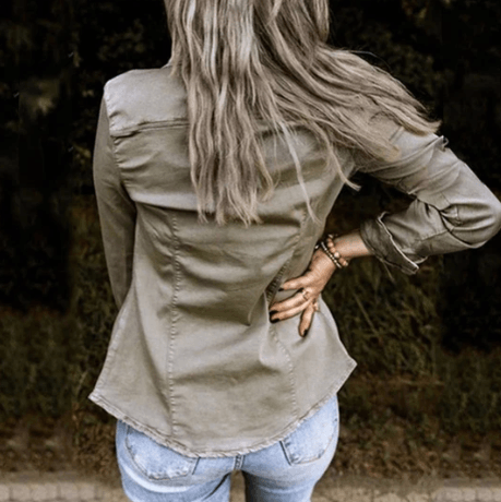 Emily – stylische jeansjacke - LOVEZOE