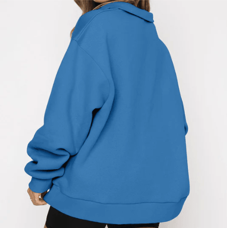 Charlotte – sweatshirt mit kragen für damen - LOVEZOE