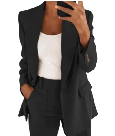 Olivia – blazer-set mit jacke und hose - LOVEZOE