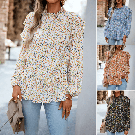 Amelia – blumenshirt für damen - LOVEZOE