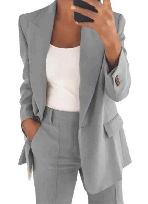 Harper – blazer-set mit jacke und hose - LOVEZOE