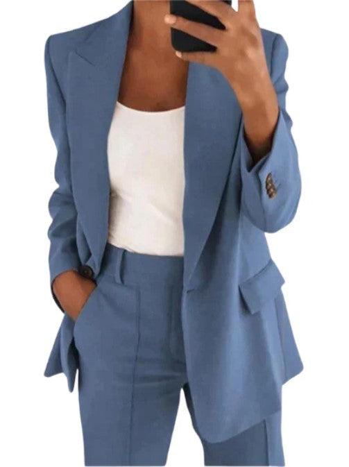 Harper – blazer-set mit jacke und hose - LOVEZOE