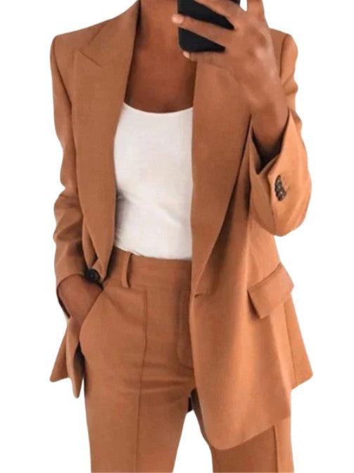 Harper – blazer-set mit jacke und hose - LOVEZOE