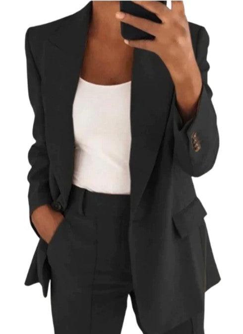 Harper – blazer-set mit jacke und hose - LOVEZOE