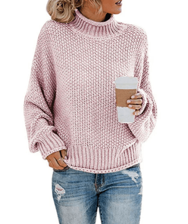 Mia – rollkragenpullover für damen - LOVEZOE