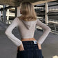 Glam Zipper Crop Top